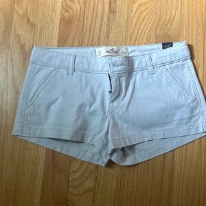 Hollister Gray High Waist Shorts Casual Style
